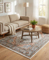 Mykonos Manor Collection Area Rug - Delos Rectangle Ivory  lifestyle 39