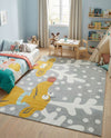 Wonder Tykes Collection Area Rug -  Mystic Rectangle Gray  lifestyle 14
