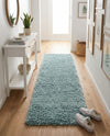 Alpine Plush Collection Area Rug -  Cortina (Aqua) Runner Aqua  lifestyle 29