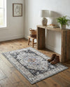 Laguna Sands Collection Area Rug -  Newport Rectangle Linen Charcoal  lifestyle 19