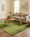 Studio Haven Collection Area Rug -  Gallery (Green) Rectangle Green  lifestyle 27