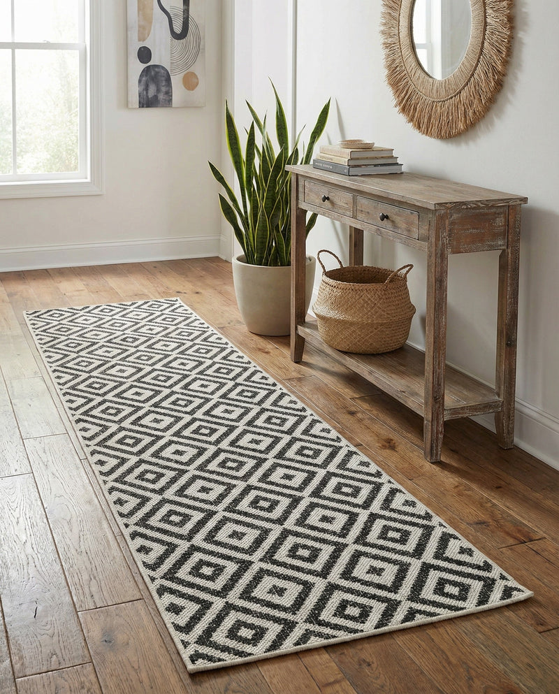 Urban Oasis Rugs Collection Area Rug -  Rooftop (Charcoal Gray) Runner Charcoal Gray  lifestyle 80