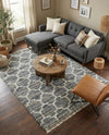 Cozy Cove Shag Collection Area Rug - Marina Rectangle Gray  lifestyle 30