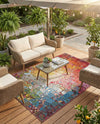Urban Terrace Collection Area Rug -  Terrace Rectangle Multi  lifestyle 16