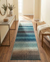 Marrakesh Elegance Collection Area Rug -  Agadir Runner Blue  lifestyle 54