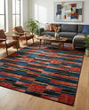 Urban Terrace Collection Area Rug -  Courtyard Rectangle Multi  lifestyle 28