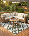 Urban Oasis Rugs Collection Area Rug -  Highrise (Green) Rectangle Green  lifestyle 12