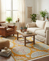 Arcadia Rugs Collection Area Rug -  Atlantis (Orange) Rectangle Orange  lifestyle 5