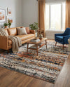 Santa Fe Trails Collection Area Rug -  Chaparral Rectangle Multi  lifestyle 11