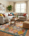 Brighton Terrace Collection Area Rug -  Rottingdean (Multi) Rectangle Multi  lifestyle 26