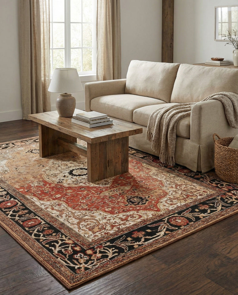 Patio Heritage Collection Area Rug -  Gazebo Rectangle Multi  lifestyle 19