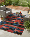 Urban Terrace Collection Area Rug -  Courtyard Rectangle Multi  lifestyle 21