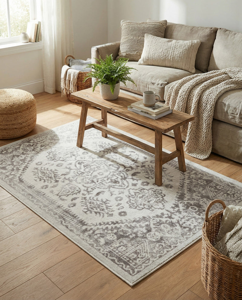 Cambridge Classics Collection Area Rug -  Fitzwilliam (Cream) Rectangle Cream  lifestyle 27