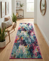 Chromatic Oasis Collection Area Rug -  Oasis Runner Multi  lifestyle 75