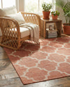 Savannah Pergola Collection Area Rug - Arbor (Rust Red) Rectangle Rust Red  lifestyle 18