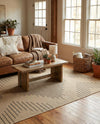 Sahara Sands Collection Area Rug -  Merimde Rectangle Natural  lifestyle 10