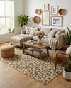 Sahara Sands Collection Area Rug -  Buto Rectangle Brown  lifestyle 23