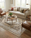 Patio Heritage Collection Area Rug -  Augusta (Natural) Rectangle Natural  lifestyle 9