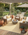 Urban Oasis Rugs Collection Area Rug -  Rooftop (Yellow Ivory) Square Yellow Ivory  lifestyle 71