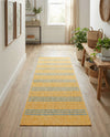 Urban Oasis Rugs Collection Area Rug -  District (Yellow and Aqua) Runner Yellow and Aqua  lifestyle 60
