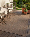 Seaside Serenity Collection Area Rug - Veranda (Light Brown) Rectangle Light Brown  lifestyle 5