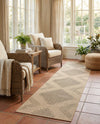 Sahara Sands Collection Area Rug -  Merimde Runner Natural  lifestyle 66