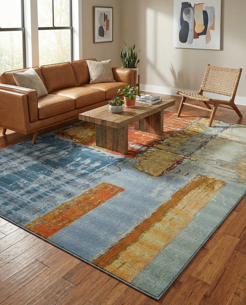 Urban Terrace Collection Area Rug -  Arbour Rectangle Multi  lifestyle 6