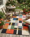 Outdoor Marrakesh Collection Area Rug -  Tangier Rectangle Multi  lifestyle 19