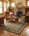 Chelsea Elegance Collection Area Rug -  Brompton (Navy Blue) Rectangle Navy Blue  lifestyle 52