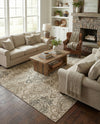 Gobi Sands Collection Area Rug -  Hami Square Beige  lifestyle 35