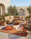 Urban Terrace Collection Area Rug -  Patio Rectangle Multi  lifestyle 15