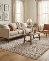 Sanctuary Retreat Collection Area Rug -  Oasis Rectangle Chocolate Brown  lifestyle 42