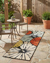 Outdoor Marrakesh Collection Area Rug -  Tetouan Runner Multi  lifestyle 66