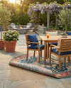 All-Weather Floor Shield Collection Rug Pad - Terracotta Round Brown  lifestyle 44