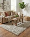 Savannah Sojourn Collection Area Rug - Serengeti Rectangle Brown  lifestyle 63