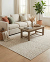Marrakech Lattice Collection Area Rug - Medina (Beige) Rectangle Beige  lifestyle 16