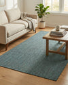 Seaside Serenity Collection Area Rug - Veranda (Teal) Rectangle Teal  lifestyle 13
