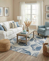 Seaside Haven Rugs Collection Area Rug -  Lighthouse (Ivory and Navy Blue) Rectangle Ivory and Navy Blue  lifestyle 21