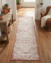 Tribal Terrace Treasures Collection Area Rug - Mayan Marina (Rust Red) Runner Rust Red  lifestyle 56
