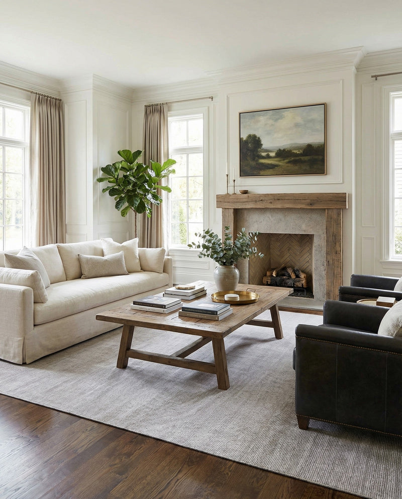Berkshire Estate Collection Area Rug - Windsor (Grey Manor) Rectangle Grey Manor  lifestyle 7
