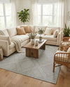 Savannah Pergola Collection Area Rug -  Eden Rectangle Light Gray  lifestyle 42
