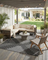 Urban Terrace Collection Area Rug -  Chelsea (Charcoal Gray) Rectangle Charcoal Gray  lifestyle 19