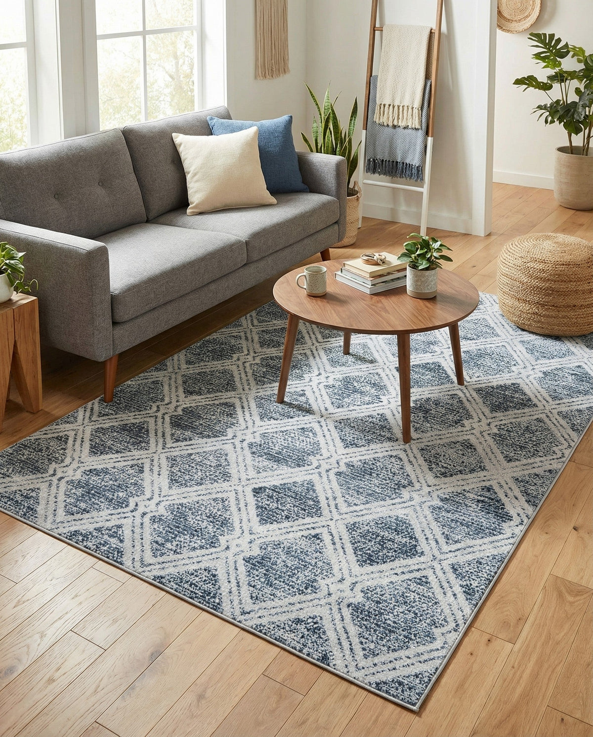 Aegean Elegance Washables Collection Area Rug -  Tinos Rectangle Ivory  lifestyle 64