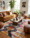 Colorburst Oasis Collection Area Rug -  Mirage Rectangle Multi  lifestyle 22