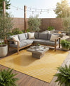 Urban Terrace Collection Area Rug -  Chelsea (Yellow) Square Yellow  lifestyle 41