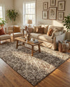 Riviera Elegance Collection Area Rug -  Eze Rectangle Brown  lifestyle 16