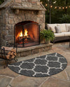 Savannah Pergola Collection Area Rug - Arbor (Black) Hearth Black  lifestyle 83