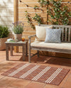 Urban Oasis Rugs Collection Area Rug -  District (Rust Red) Rectangle Rust Red  lifestyle 25