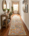 Seville Stripes Collection Area Rug -  Cordoba (Yellow) Runner Yellow  lifestyle 21