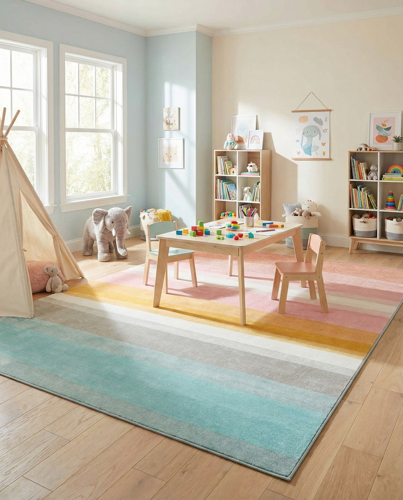 Wonder Tykes Collection Area Rug -  Dreamland Rectangle Multi  lifestyle 36